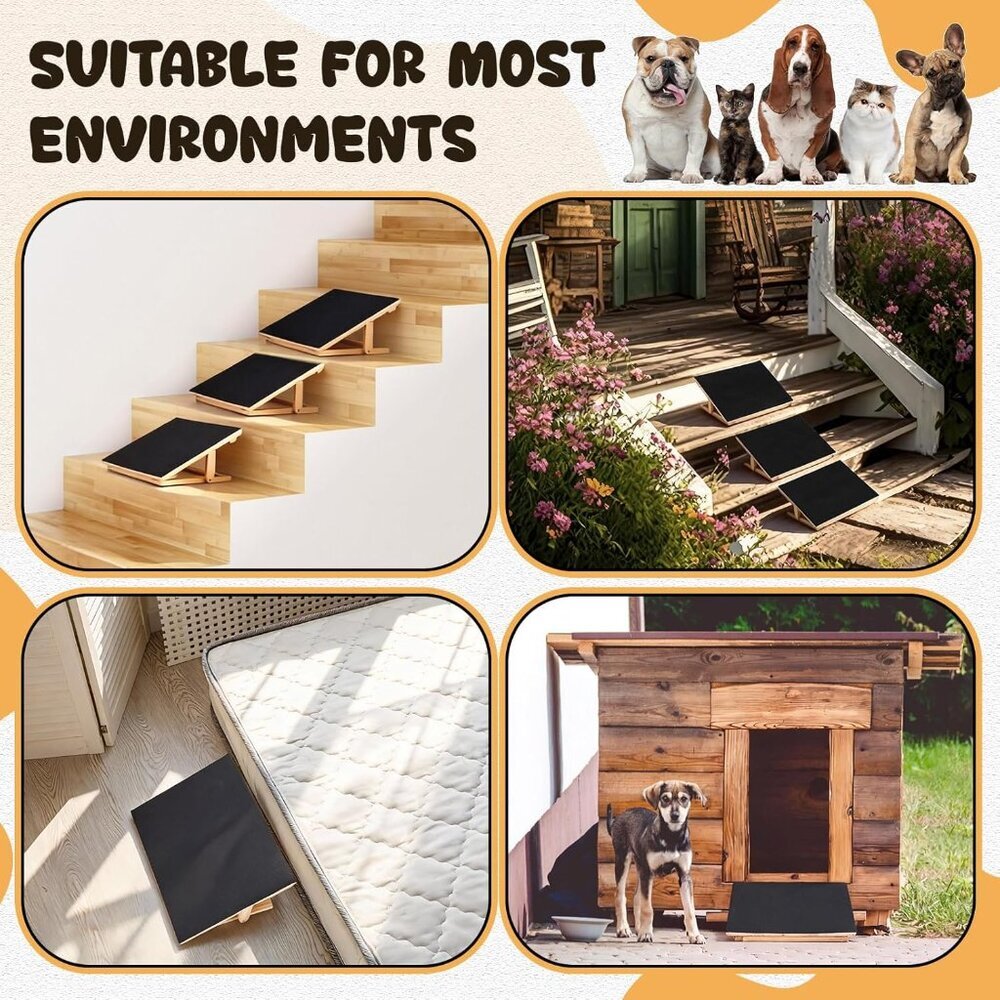 Novabright 3 Pack Adjustable Dog Ramp - Picture 6 of 6
